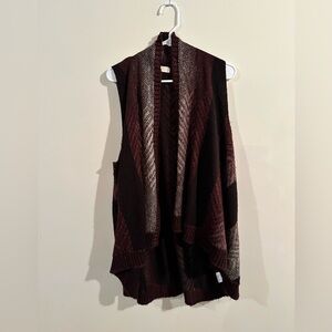 Sweater vest wrap, warm and beautiful colors from Sleeping on Snow